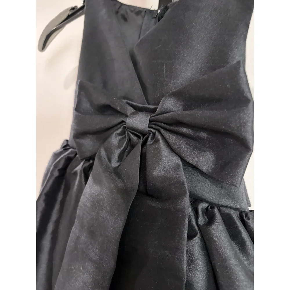 Sweet Kid's MADE IN USA party dress girls designer BLACK sz 4 BRAND NEW C47